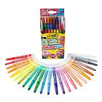 crayola silly scents smash ups crayon assorted pack 24