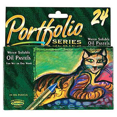 Image for CRAYOLA PORTFOLIO SERIES OIL PASTELS PACK 24 from Surry Office National