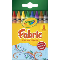 crayola fabric crayons assorted pack 8