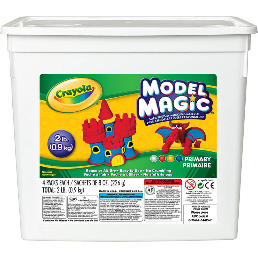 Image for CRAYOLA MODEL MAGIC 0.9KG BUCKET ASSORTED from Officebarn Office National
