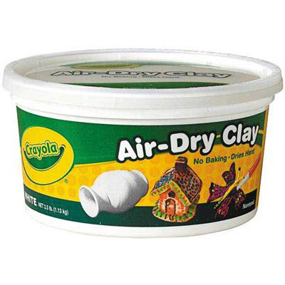 Image for CRAYOLA AIR DRY CLAY 1.13KG WHITE from Mackay Business Machines (MBM) Office National