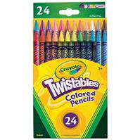 crayola twistables coloured pencils assorted pack 24