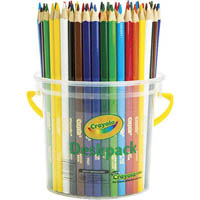 crayola triangular coloured pencils 3.3mm assorted classpack 48
