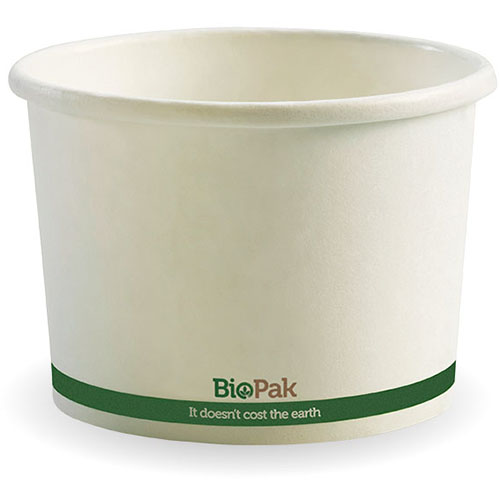Image for BIOPAK BIOBOWL BOWL 470ML WHITE PACK 25 from Aztec Office National