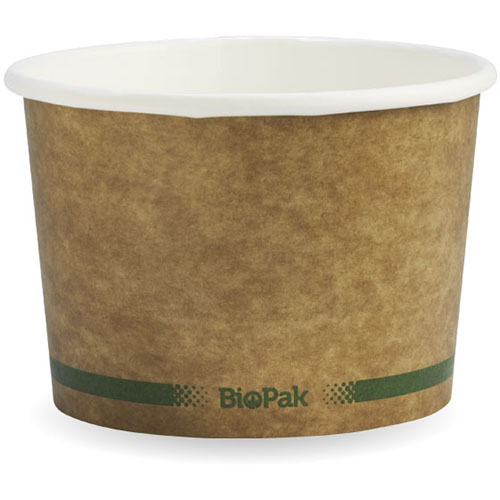 Image for BIOPAK BIOBOWL BOWL 470ML KRAFT PACK 25 from PaperChase Office National