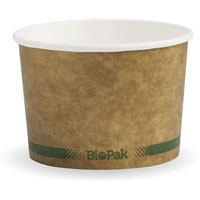 biopak biobowl bowl 250ml kraft pack 50