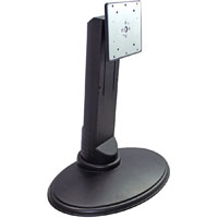 brateck single monitor desktop stand height adjustable and rotatable black