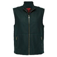 prime mover mw016 100% wool vest with zip closure