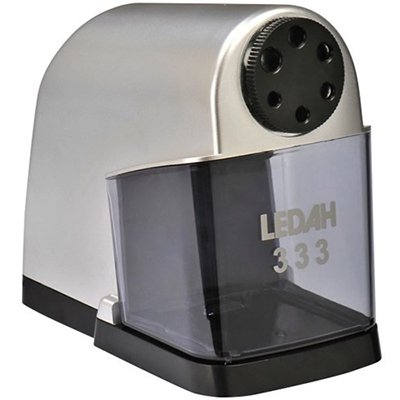 Image for LEDAH 11333 ELECTRIC PENCIL SHARPENER MULTI-HOLE WHITE from Pirie Office National