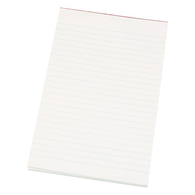 Image for QUILL RULED BANK PAD 60GSM 90 LEAF 200 X 125MM WHITE from Office National Capalaba