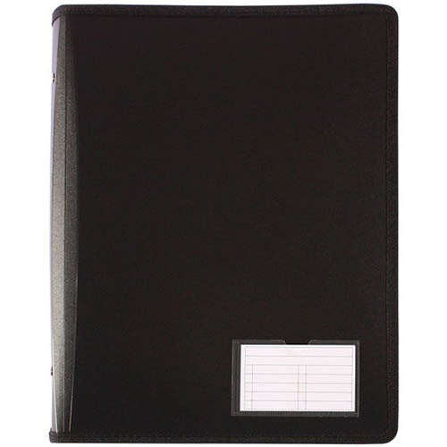 Image for BANTEX ZIPPER RING BINDER 2D 25MM A4 BLACK from PaperChase Office National