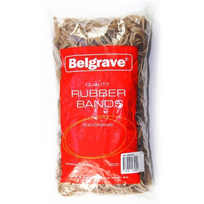 Image for BELGRAVE RUBBER BANDS SIZE 107 500G from OFFICE NATIONAL CANNING VALE