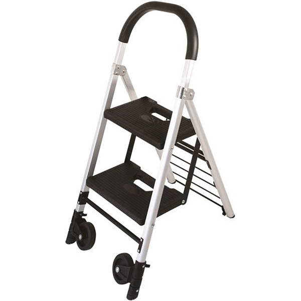 Image for DURUS FOLDING 2 STEP LADDER AND CART from Mackay Business Machines (MBM) Office National