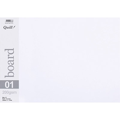 Image for QUILL BOARD 200GSM A3 WHITE from PaperChase Office National