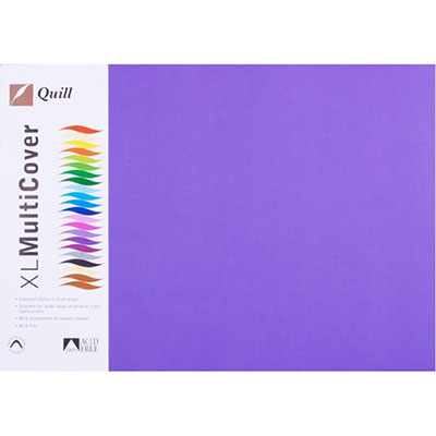 Image for QUILL COVER PAPER 125GSM A3 LILAC PACK 250 from Surry Office National
