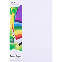 quill cover paper 125gsm a4 white pack 500