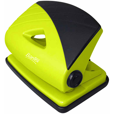 Image for BANTEX FRUIT 2 HOLE PUNCH 18 SHEET LIME from Express Office National