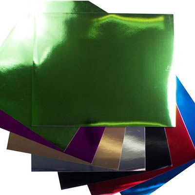 Image for QUILL FOIL BOARD 250GSM 508 X 630MM ASSORTED COLOURS PACK 50 from BACK 2 BASICS & HOWARD WILLIAM OFFICE NATIONAL