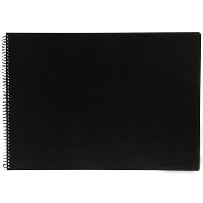 Image for QUILL VISUAL ART DIARY 110GSM 120 PAGE A2 PP BLACK from Office National Barossa