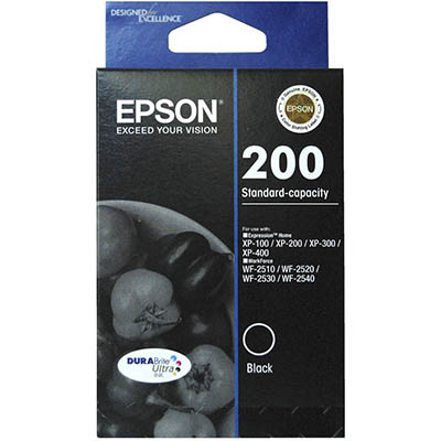 Image for EPSON 200 INK CARTRIDGE BLACK from Connelly's Office National