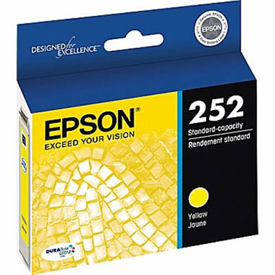 Image for EPSON 252 INK CARTRIDGE YELLOW from PaperChase Office National