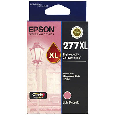 Image for EPSON 277XL INK CARTRIDGE HIGH YIELD LIGHT MAGENTA from Surry Office National