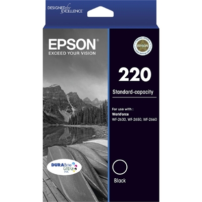 Image for EPSON 220 INK CARTRIDGE BLACK from Premier Office National