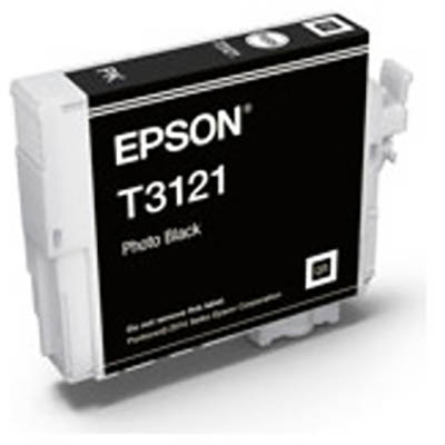 Image for EPSON T3121 INK CARTRIDGE PHOTO BLACK from Surry Office National