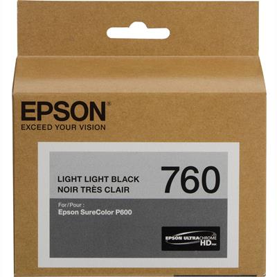Image for EPSON 760 INK CARTRIDGE LIGHT LIGHT BLACK from Office National Limestone Coast