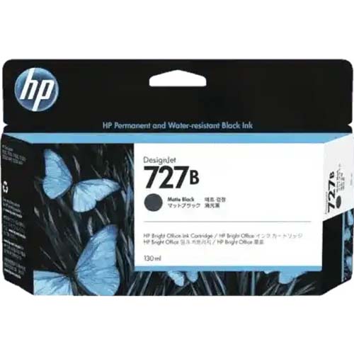 Image for HP 3WX19A 727 INK CARTRIDGE 300ML MATTE BLACK from OFFICE NATIONAL CANNING VALE