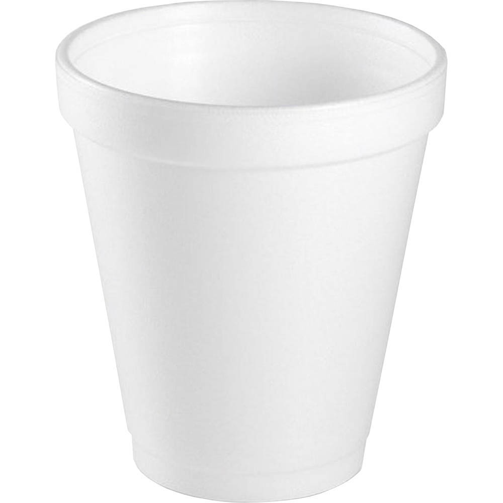 Image for WRITER BREAKROOM DISPOSABLE FOAM CUPS 8OZ WHITE BOX 1000 from Mackay Business Machines (MBM) Office National