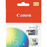 canon bci16c ink cartridge colour pack 2