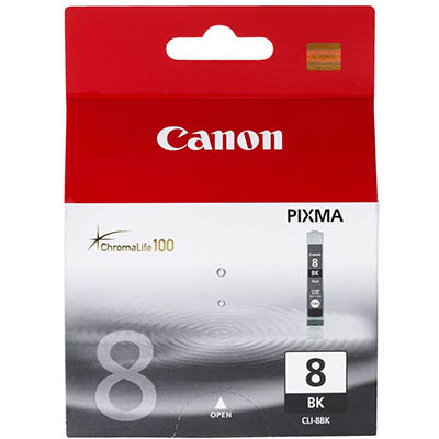 Image for CANON CLI8BK INK CARTRIDGE BLACK from OFFICE NATIONAL CANNING VALE, JOONDALUP & OFFICE TOOLS OPD