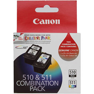 Image for CANON PG510/CL511 INK CARTRIDGE PACK 2 from OFFICE NATIONAL CANNING VALE