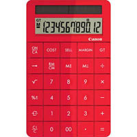 canon xmark1 calculator desktop red