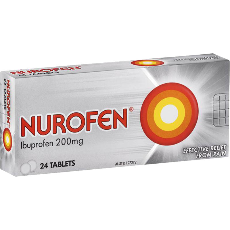 Image for NUROFEN TABLETS 200MG PACK 24 from Office National Port Augusta