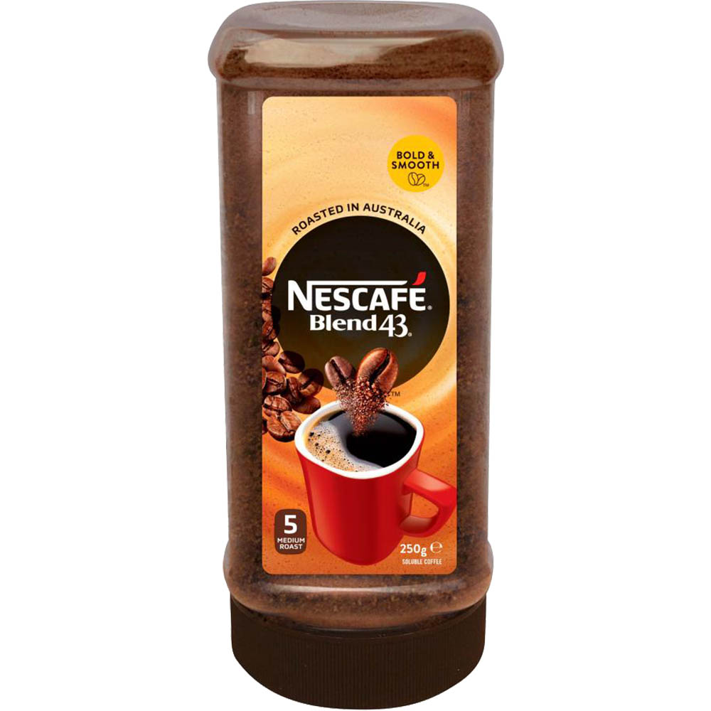 Image for NESCAFE BLEND 43 250G PLASTIC JAR REFILL from Aztec Office National Melbourne