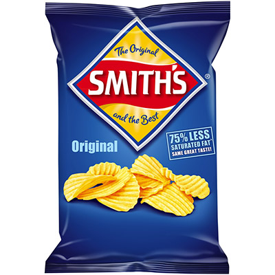 Image for SMITHS CRISPS CRINKLE CUT ORIGINAL 170G from Office National Barossa