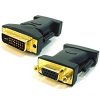 astrotek adapter converter dvi to vga 24+5 pins male to 15 pins female gold plated