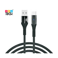 ipl tech fast charger and sync cable usb a to type c 1.2m black