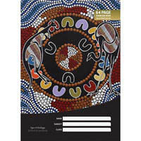 cultural choice exercise book 8mm ruled 60gsm 64 page a4 motif