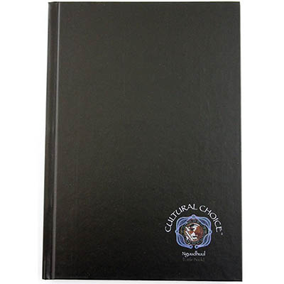 Image for CULTURAL CHOICE NOTEBOOK HARD COVER 120 PAGE A4 BLACK from Mackay Business Machines (MBM) Office National