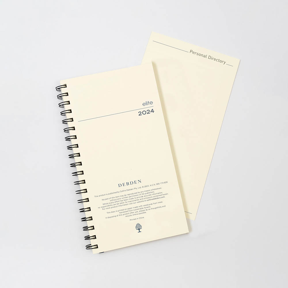 Image for DEBDEN ELITE POCKET 1165.CRF DIARY REFILL WEEK TO VIEW 85 X 152MM from Office National Sydney Stationery