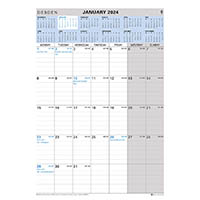 debden wall calendar ce0013 month to view 300 x 432mm