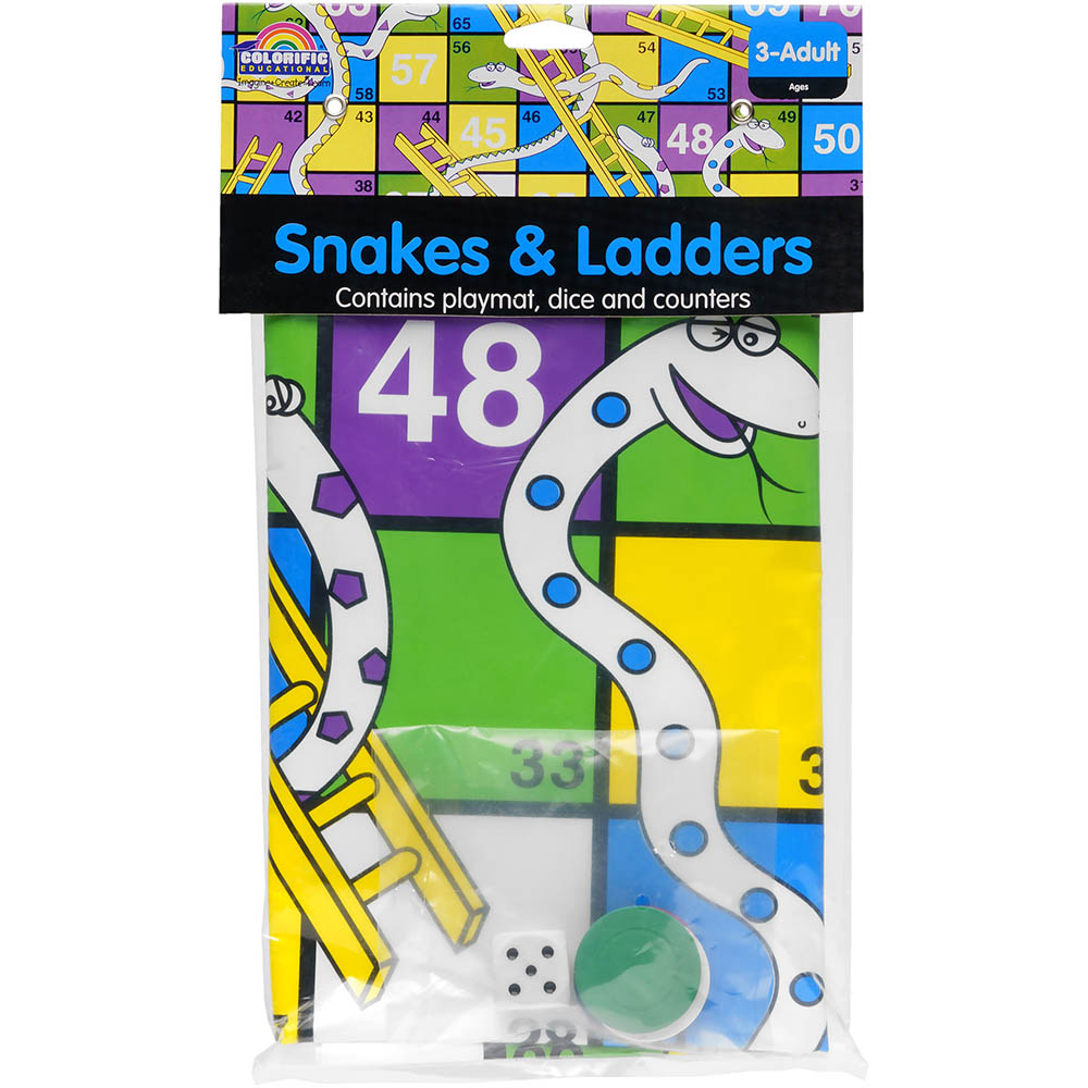 Image for COLORIFIC GIANT SNAKES AND LADDERS GAME from Surry Office National