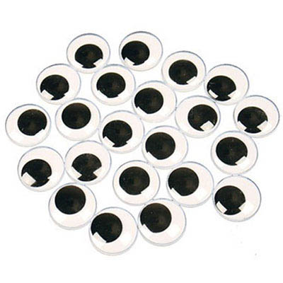 Image for COLORIFIC ROUND MOVING EYES 25MM PACK 100 from OFFICE NATIONAL CANNING VALE