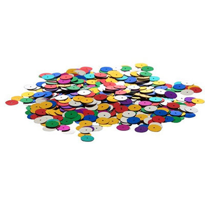 Image for COLORIFIC SEQUINS FLAT CIRCLES ASSORTED 25G from Surry Office National