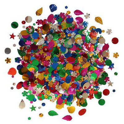 Image for COLORIFIC SEQUINS ASSORTED 25G from Surry Office National