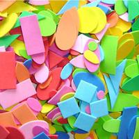 colorific foam shapes assorted pack 500