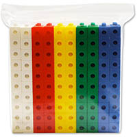 colorific cube-a-link linking cubes assorted pack 200